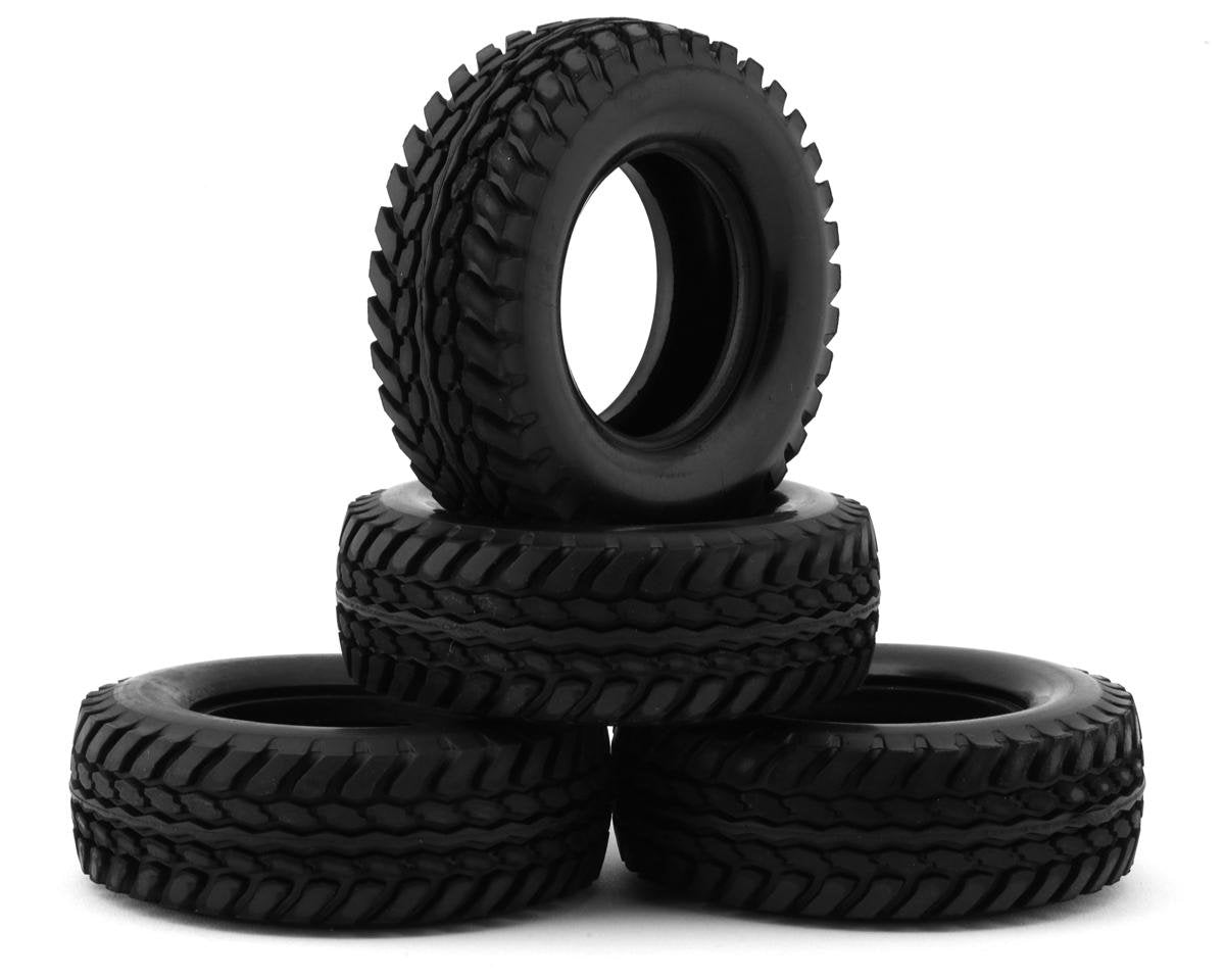 Tamiya Scale All Terrain Rock Crawler Tires (4) (Hard) (TAM9445529)