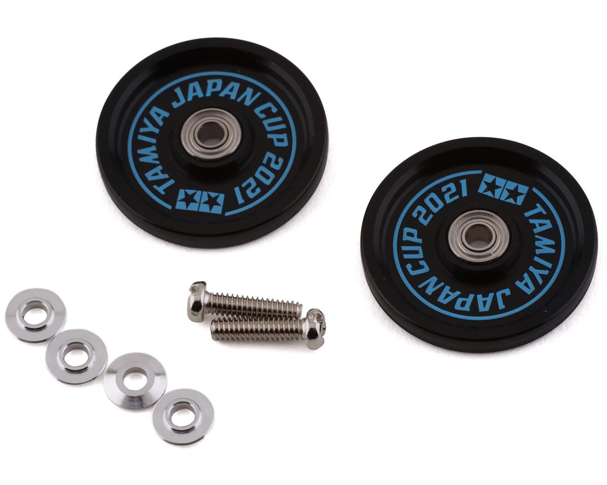 Tamiya JR HG 19mm Aluminum Ball-Race Rollers (J-Cup 2021) (TAM95148)