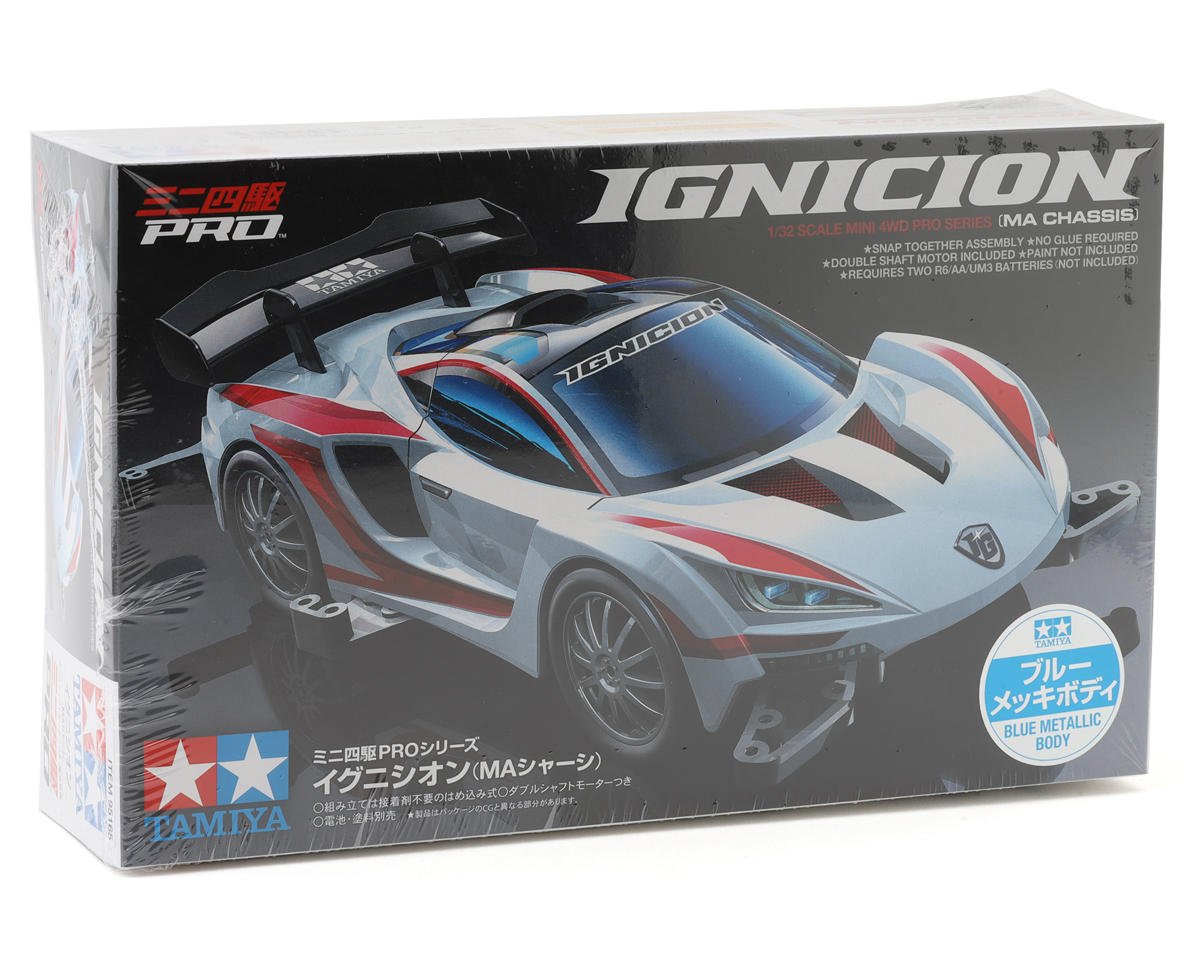 Tamiya 1/32 JR Ignicion MA Chassis Mini 4WD Kit (Limited Blue Metallic) (TAM95165)