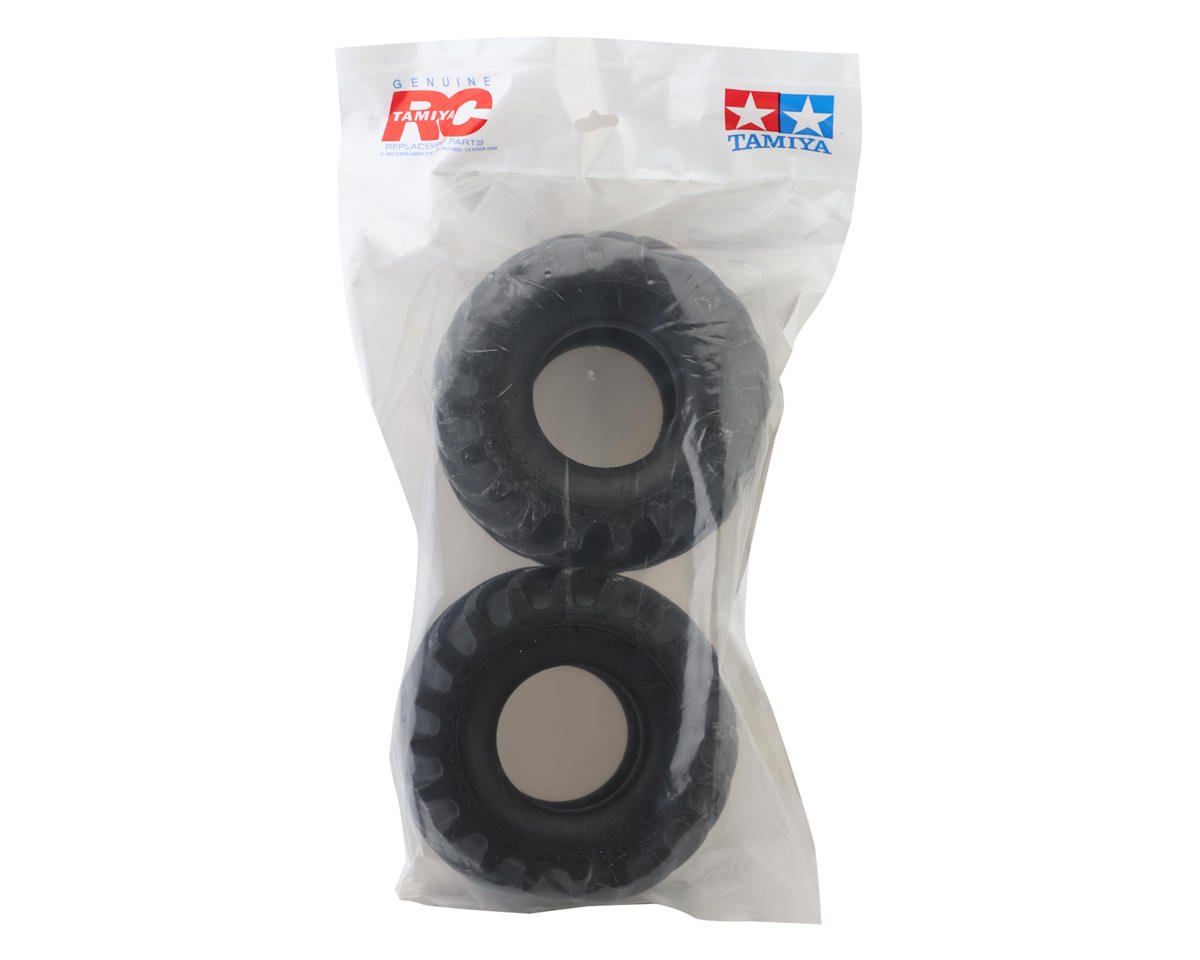 Tamiya 1/10 All-Traction Utility 3.9" Monster Truck Tires (2) (Clod Buster) (TAM9805226)