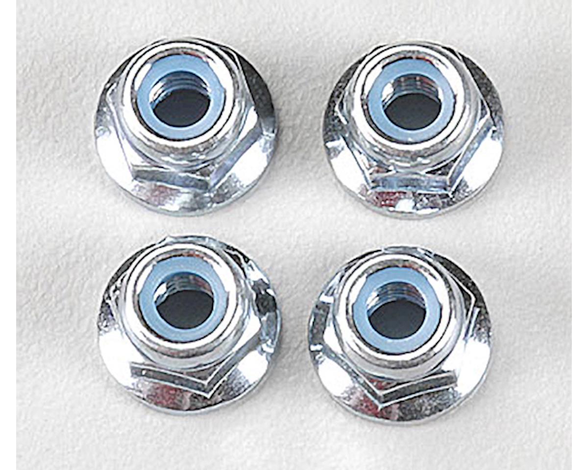Tamiya 4mm Flanged Locknut (4) (TAM9805557)