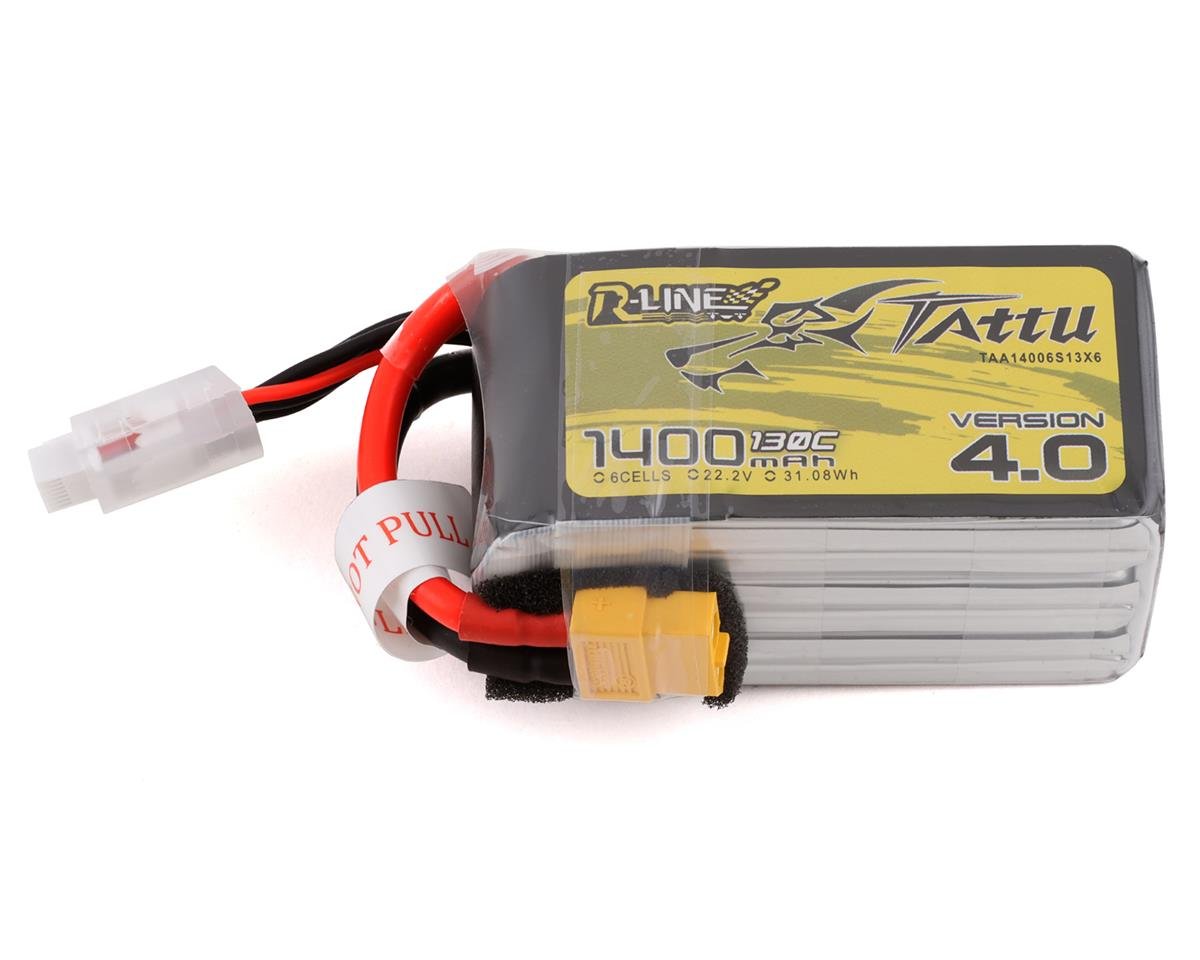 Tattu "R-Line 4.0" 6s LiPo Battery Pack 130C (22.2V/1400mAh) (TAT14006S13X6)