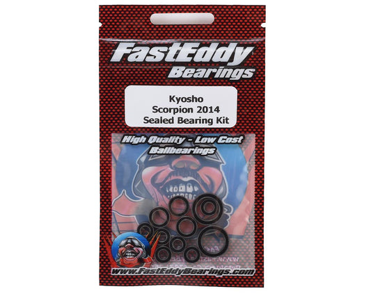 FastEddy Kyosho Scorpion 2014 Sealed Bearing Kit (TFE2156)