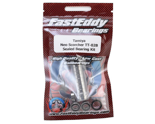 FastEddy Tamiya Neo Scorcher TT-02B Sealed Bearing Kit (TFE2524)