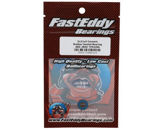 FastEddy 5x11x5mm Ceramic Sealed Ball Bearing (TFE4296)