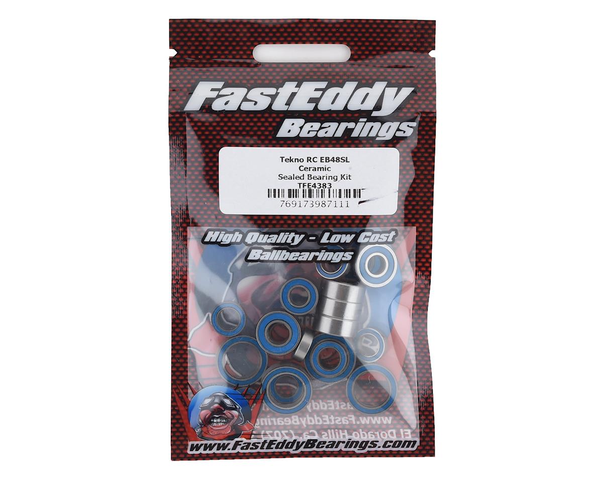 FastEddy Tekno RC EB48SL Ceramic Rubber Sealed Bearing Kit (TFE4383)