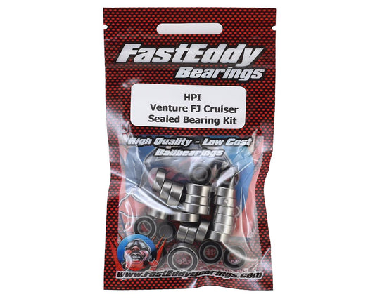 FastEddy HPI Venture FJ Cruiser Rubber Sealed Bearing Kit (TFE4538)