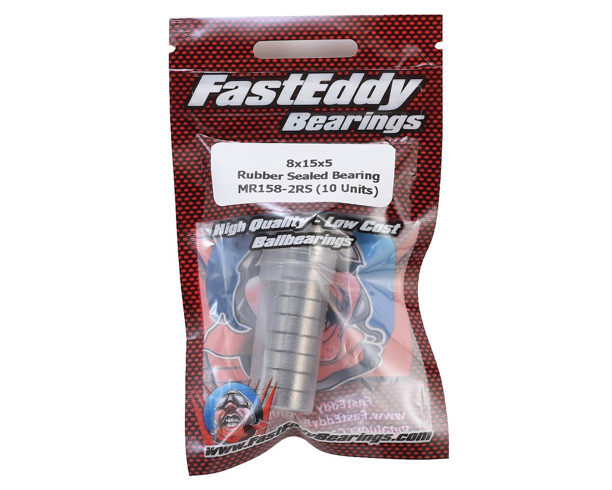 FastEddy 8x15x5mm Rubber Sealed Bearing (10) (TFE4540)