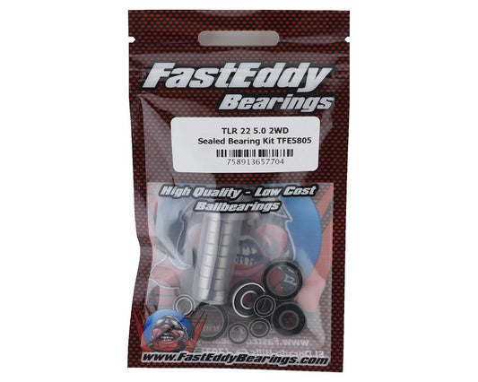 FastEddy TLR 22 5.0 2WD Rubber Sealed Bearing Kit (TFE5805)