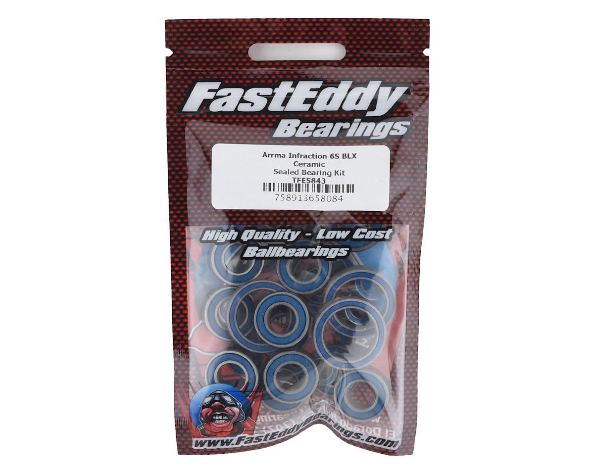 FastEddy Arrma Infraction 6S BLX Ceramic Sealed Bearing Kit (TFE5843)