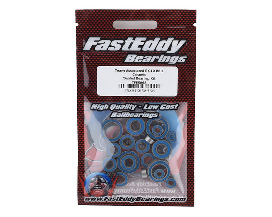FastEddy Team Associated RC10 B6.1 Ceramic Sealed Bearing Kit (TFE5868)