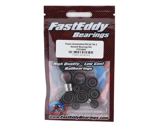 FastEddy Team Associated RC10 T6.1 Sealed Bearing Kit (TFE5869)