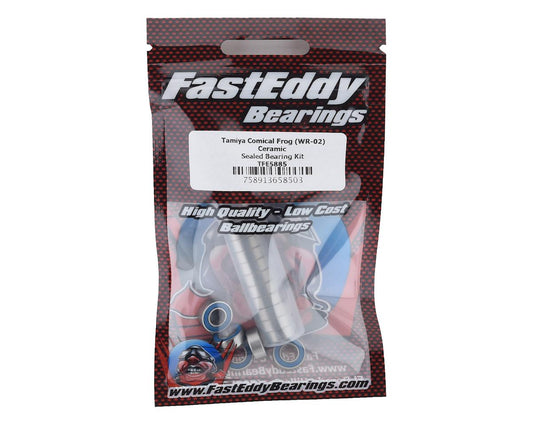 FastEddy Tamiya Comical Frog Ceramic Rubber Sealed Bearing Kit (WR-02) (TFE5885)
