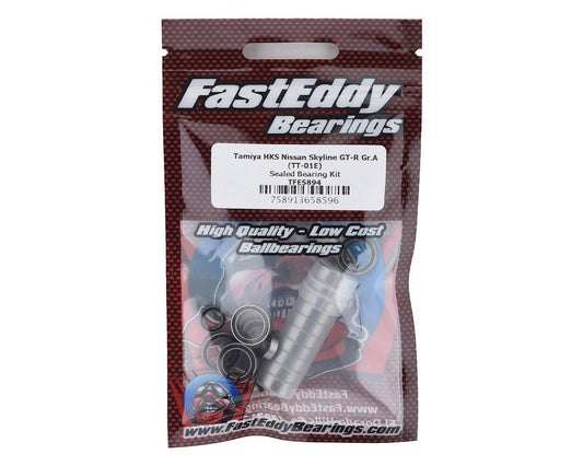 FastEddy Tamiya HKS Nissan Skyline GT-R Gr.A Sealed Bearing Kit (TT-01E) (TFE5894)
