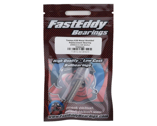 FastEddy Tamiya 620 Mini 4WD Metal Shield Bearing Kit (TFE5925)