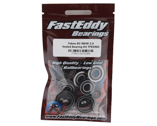 FastEddy Tekno RC NB48 2.0 Sealed Bearing Kit (TFE5963)