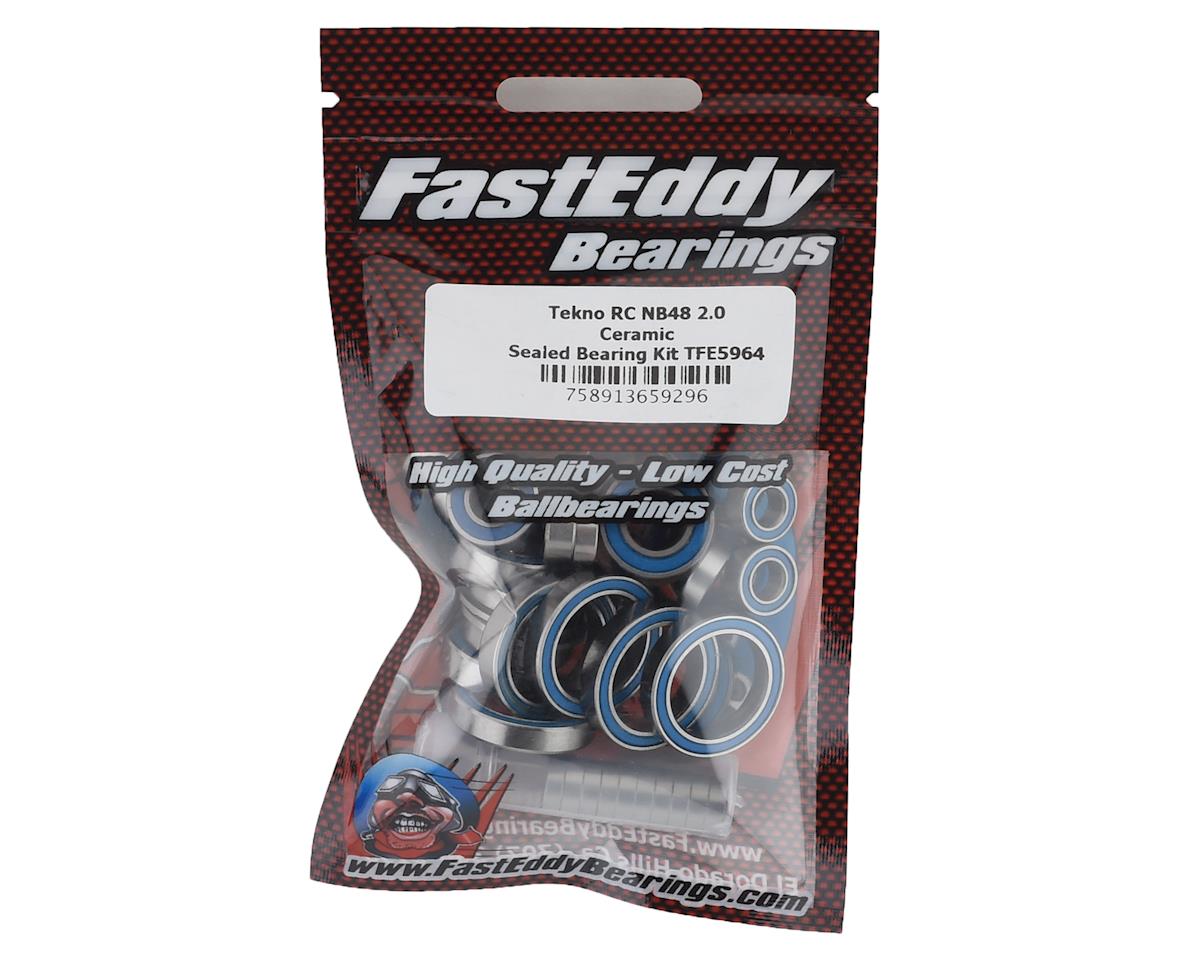 FastEddy Tekno RC NB48 2.0 Ceramic Sealed Bearing Kit (TFE5964)