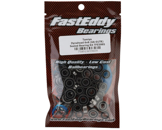 FastEddy Tamiya Dynahead 6x6 G6-01TR Sealed Bearing Kit (TFE5995)