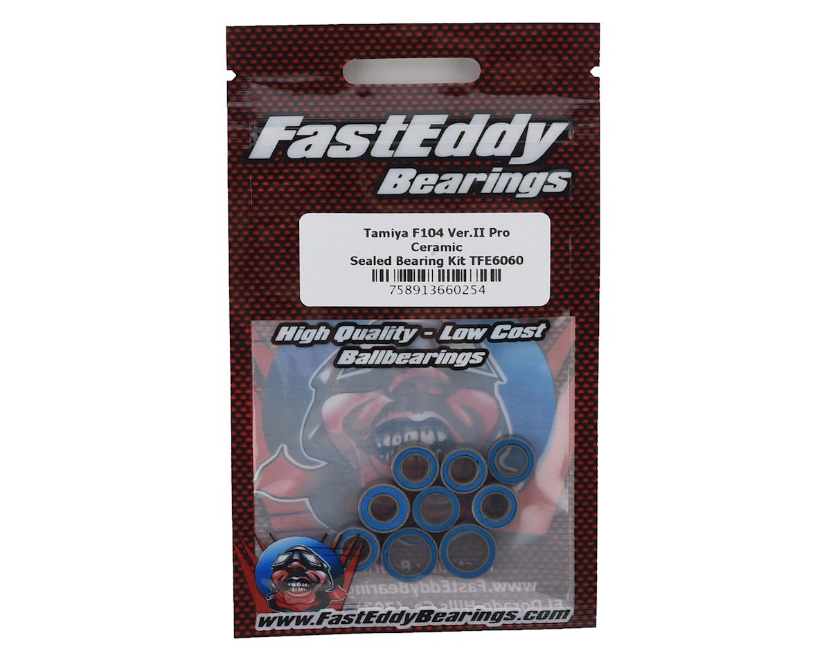 FastEddy Tamiya F104 Ver.II Pro Ceramic Sealed Bearing Kit (TAM58534) (TFE6060)