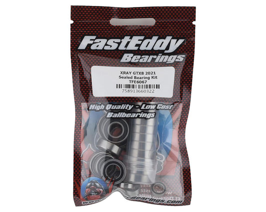 FastEddy XRAY GTX8 2021 Sealed Bearing Kit (TFE6067)