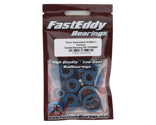 FastEddy Associated RC8B3.1 Ceramic Sealed Bearing Kit (TFE6084)