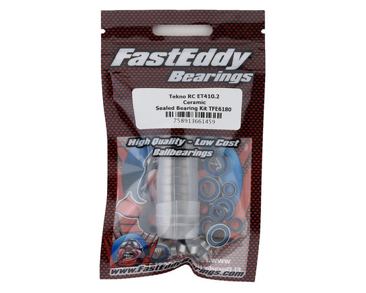 FastEddy Tekno RC ET410.2 Ceramic Sealed Bearing Kit (TFE6180)