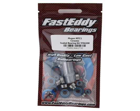 FastEddy Mugen MTC1 Ceramic Sealed Bearing Kit (TFE6208)