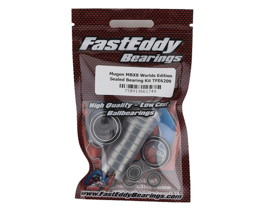 FastEddy Mugen MBX8 Worlds Edition Sealed Bearing Kit (TFE6209)