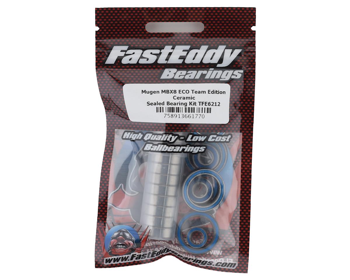 FastEddy Mugen MBX8 ECO Team Edition Ceramic Sealed Bearing Kit (TFE6212)
