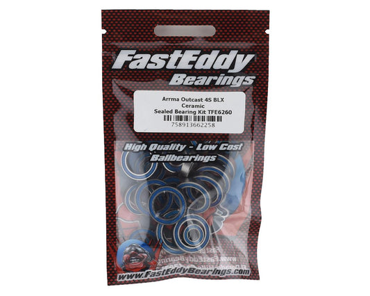 FastEddy Arrma Outcast 4S BLX Ceramic Sealed Bearing Kit (TFE6260)