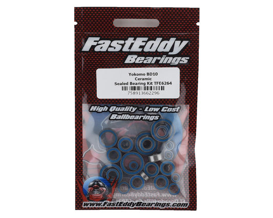 FastEddy Yokomo BD10 Ceramic Sealed Bearing Kit (TFE6264)