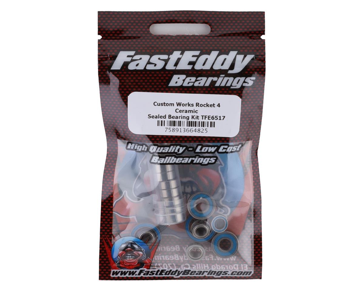 FastEddy Custom Works Rocket 4 Ceramic Sealed Bearing Kit (TFE6517)