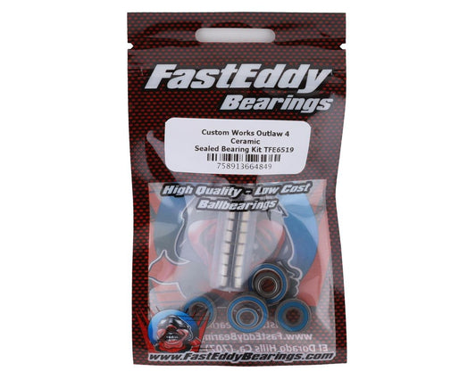 FastEddy Custom Works Outlaw 4 Ceramic Sealed Bearing Kit (TFE6519)
