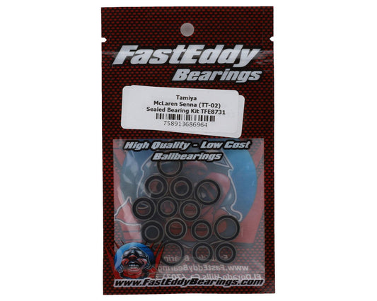 FastEddy Tamiya McLaren Senna TT-02 Bearing Kit (TFE8731)