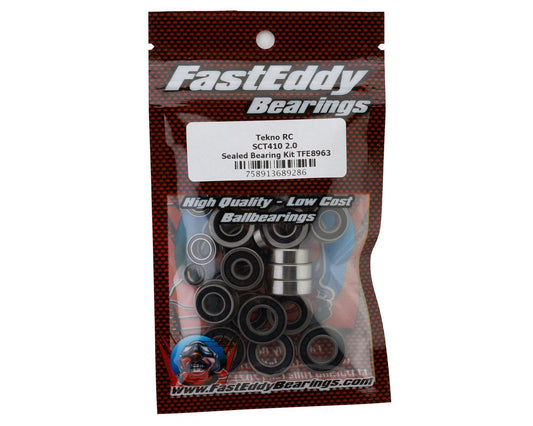 FastEddy Tekno RC SCT410 2.0 Sealed Bearing Kit (TFE8963)