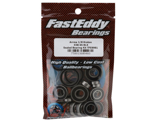 FastEddy Arrma 1/8 Kraton EXB 6S BLX Sealed Bearing Kit (TFE8981)