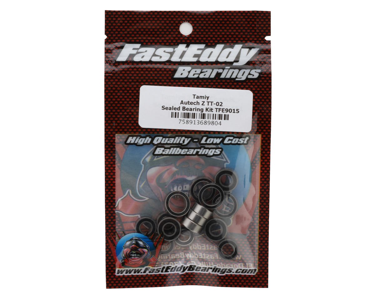 FastEddy Tamiya TT-02 Autech Z Sealed Ball Bearings Kit (TFE9015)