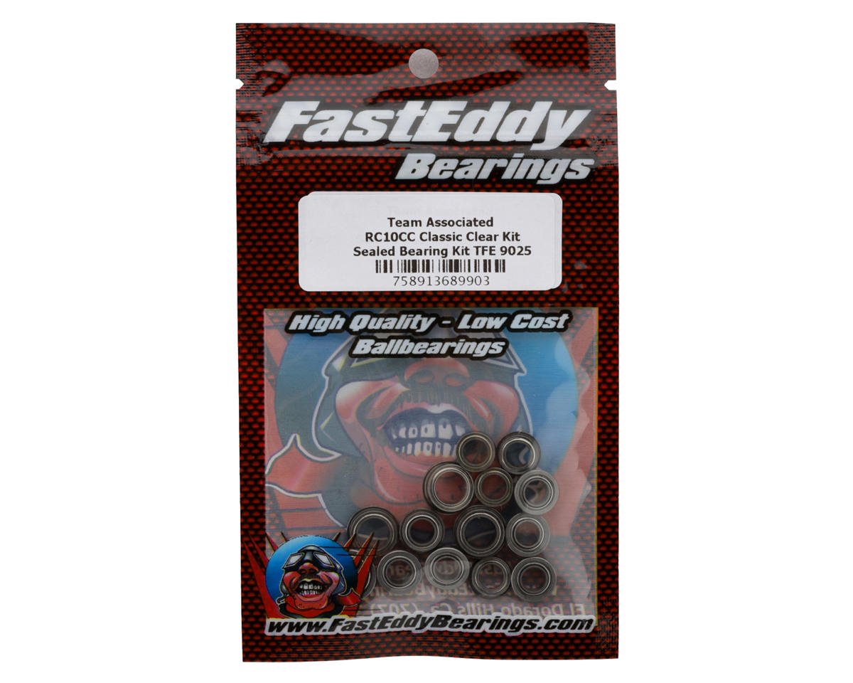 FastEddy Team Associated RC10CC Classic Clear Kit Sealed Bearing Kit (TFE9025)