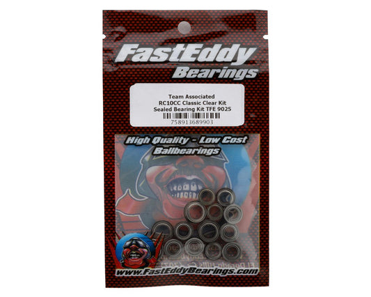 FastEddy Team Associated RC10CC Classic Clear Kit Sealed Bearing Kit (TFE9025)