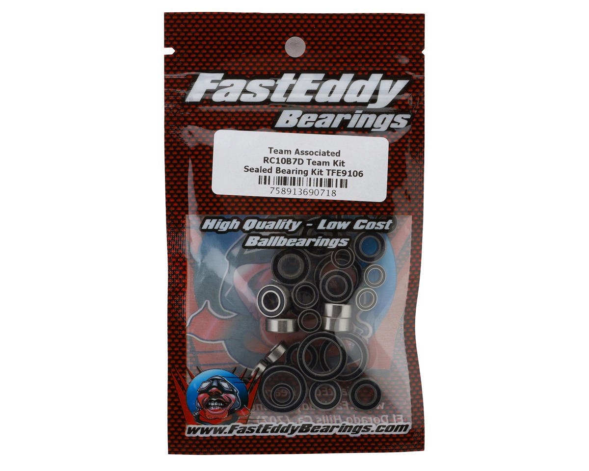 FastEddy Team Associated RC10B7D Team Kit Sealed Bearing Kit (TFE9106)