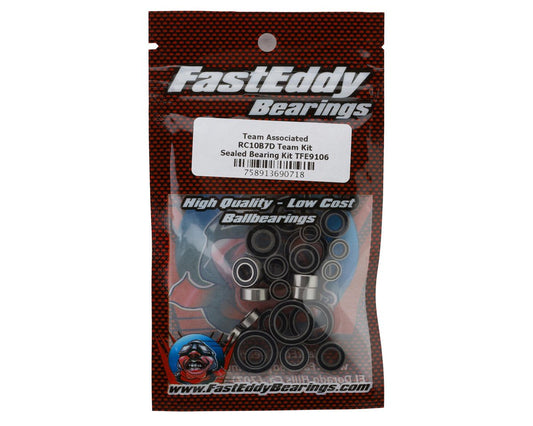 FastEddy Team Associated RC10B7D Team Kit Sealed Bearing Kit (TFE9106)