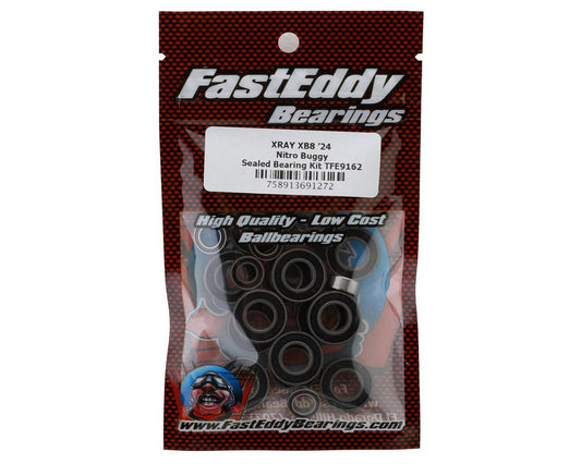 FastEddy XRAY XB8 '24 Nitro Buggy Sealed Bearing Kit (TFE9162)