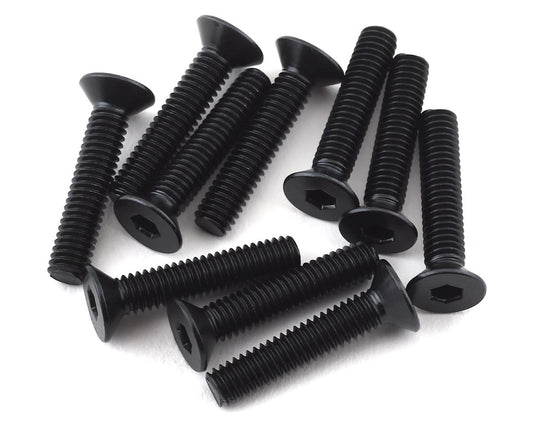Tekno RC 4x20mm Flat Head Screws (10) (TKR1349)
