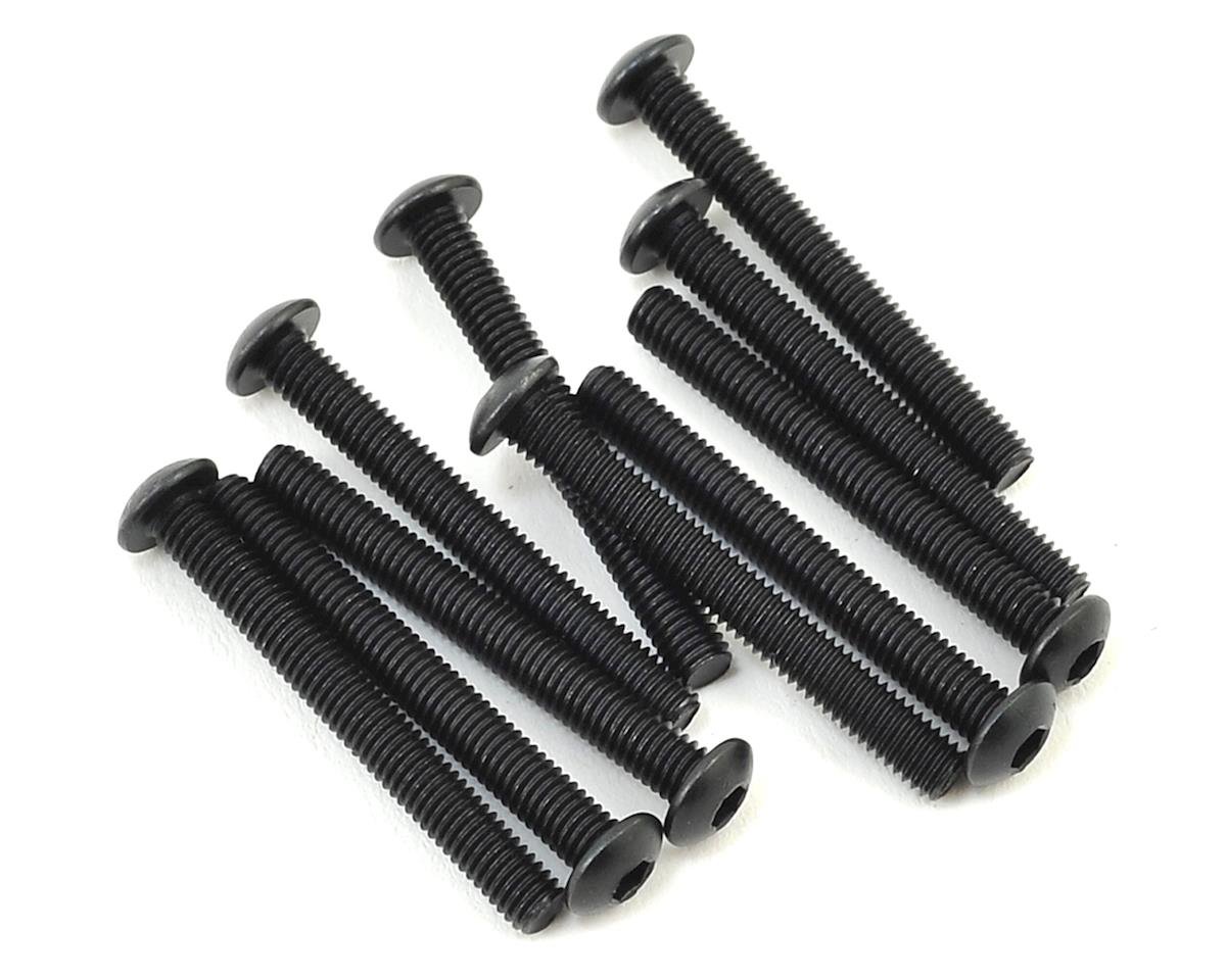 Tekno RC M3x25mm Button Head Hex Screws (10) (TKR1411)