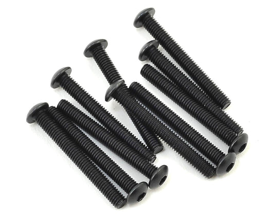 Tekno RC M3x25mm Button Head Hex Screws (10) (TKR1411)