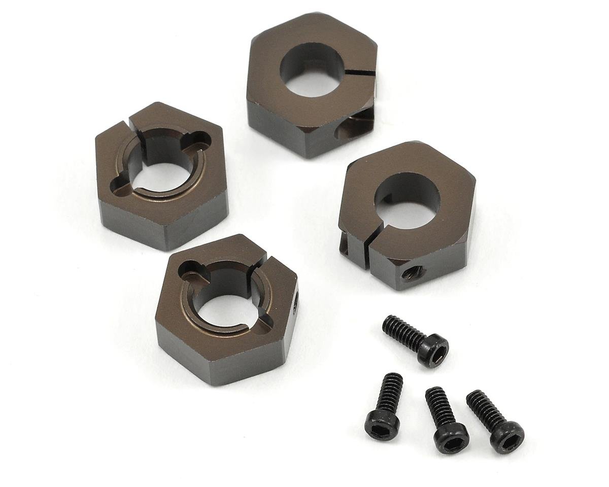 Tekno RC 12mm Aluminum M6 Driveshaft Hex Adapter Set (4) (TKR1654X)