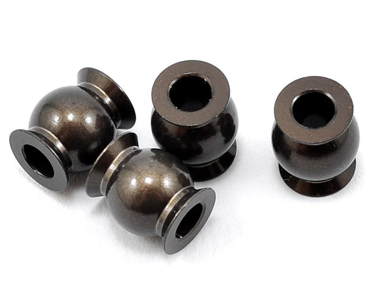 Tekno RC Aluminum 6.8mm Flanged Pivot Ball Set (4) (TKR5053A)