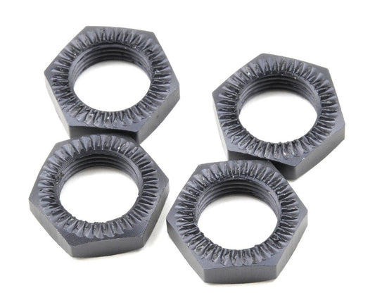 Tekno RC Serrated Wheel Nut Set (Gun Metal) (4) (TKR5116)
