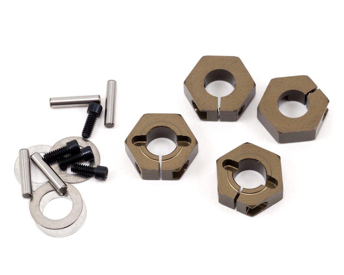 Tekno RC 12mm Aluminum Clamping Wheel Hex Set (4) (TKR5571A)