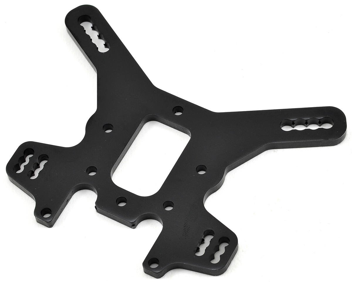 Tekno RC Aluminum Rear Shock Tower (Black) (Short) (TKR5584)